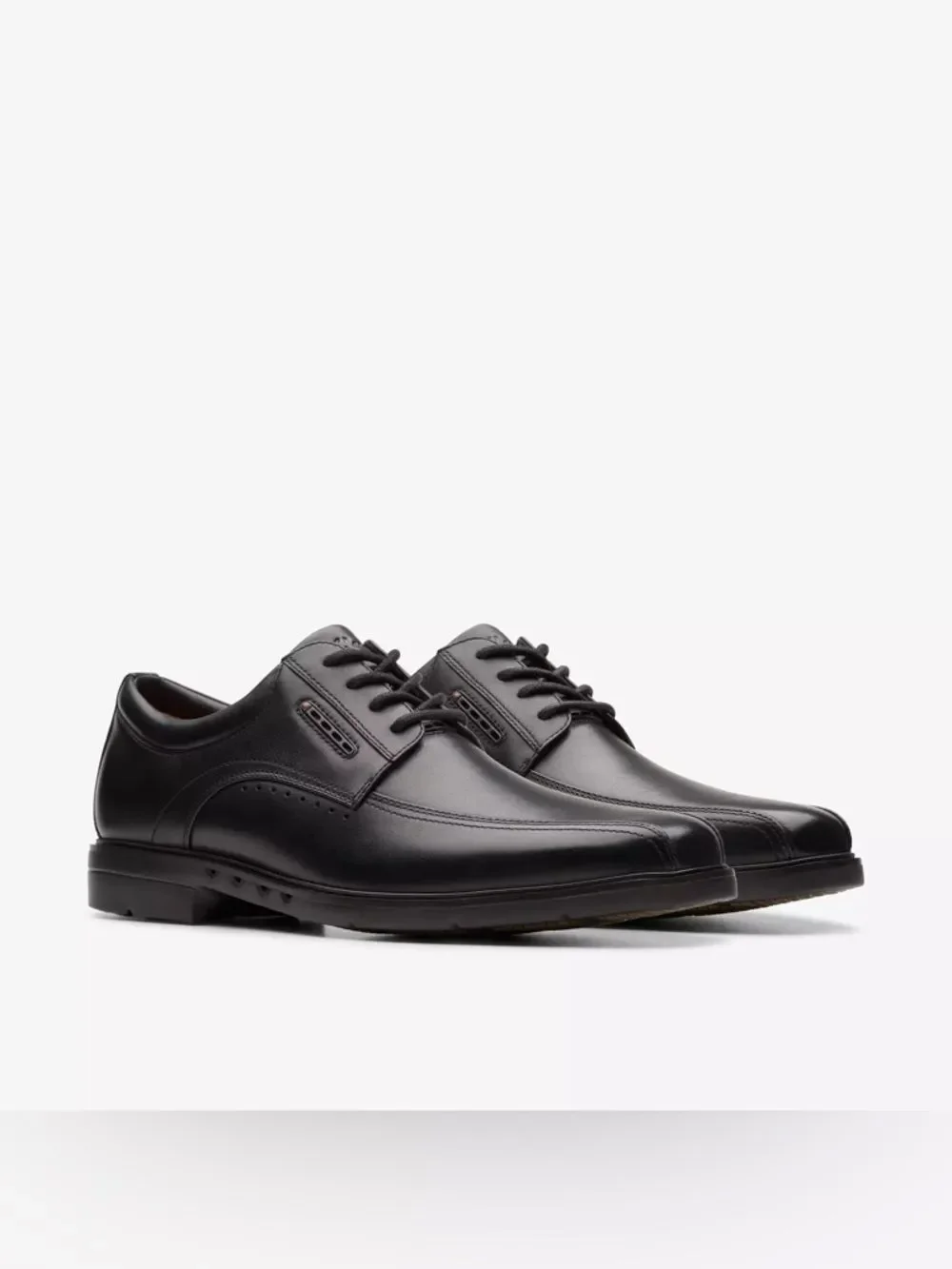 Clarks Un Kendric Way black leather dress shoe sz 13